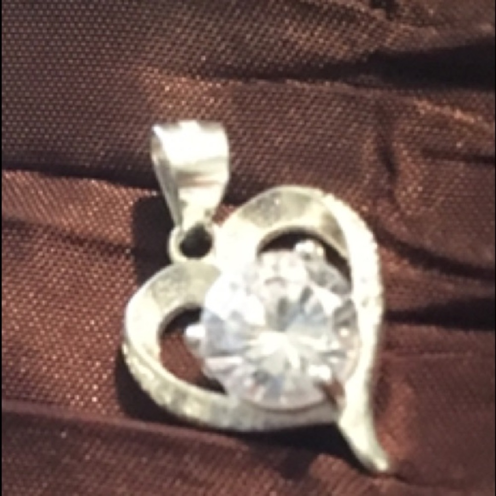Heart pendant 925 Sterling Silver.
